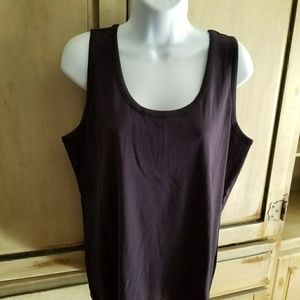 Lands' End Deep Nautical Navy Tank Top